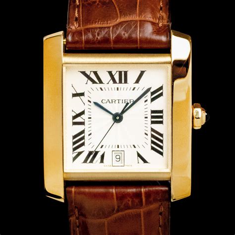 mens cartier tank francaise watches|cartier tank francaise men's watch.